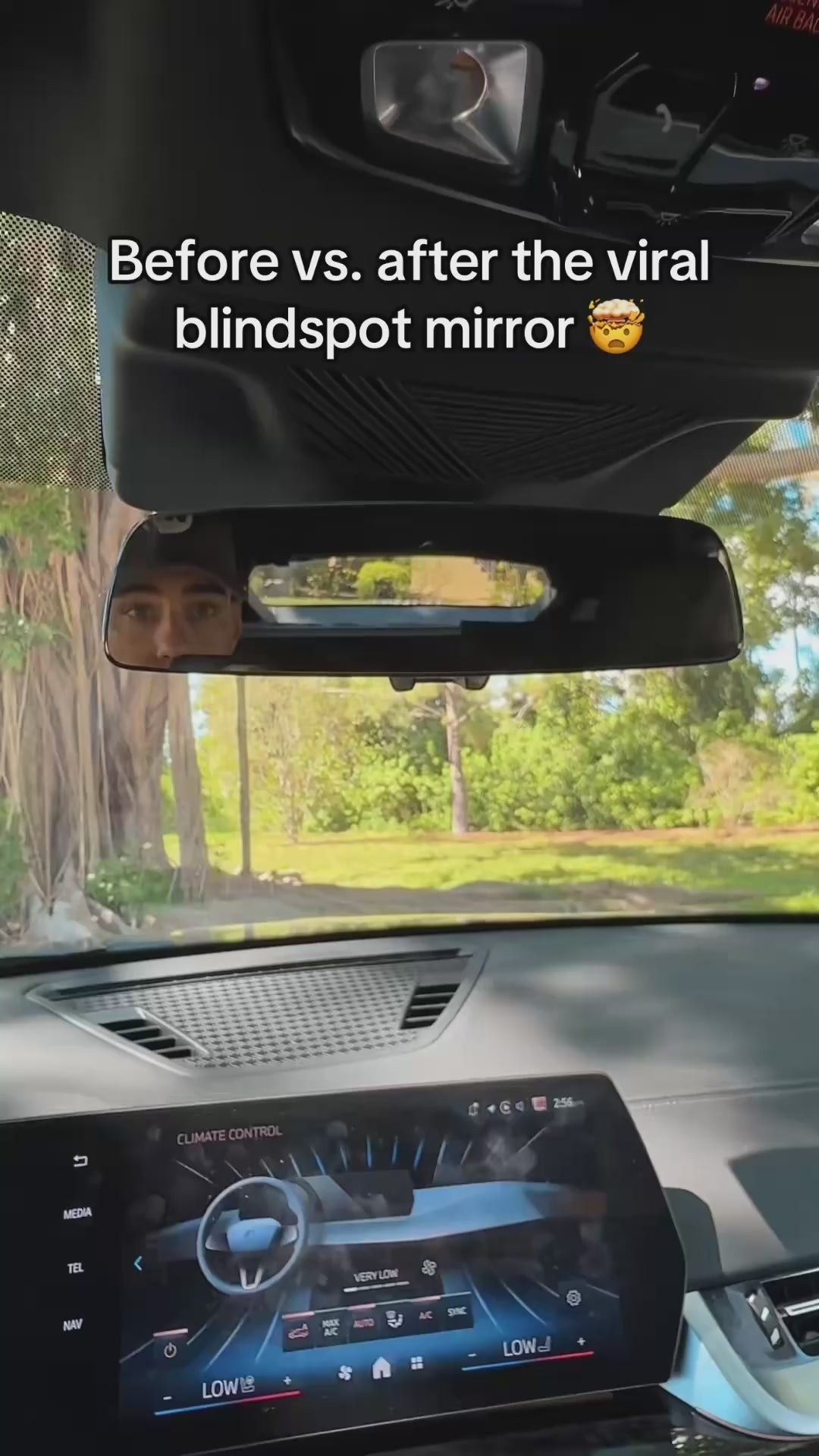 Espejo retrovisor panorámico Broadway video